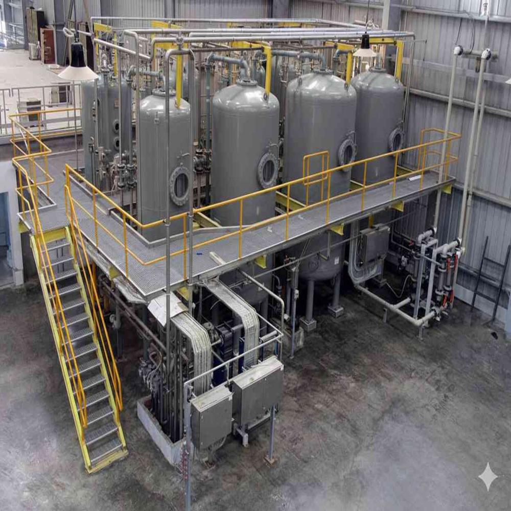 Wheat Starch Ester Automatic Washing Extraction Unit - Material: Ss304