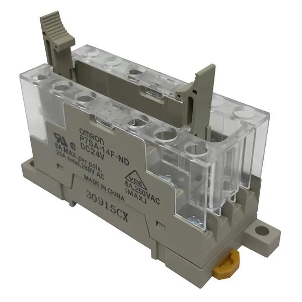 P7Sa-14F-Nd-24Dc Relay Socket - Color: Light Gray