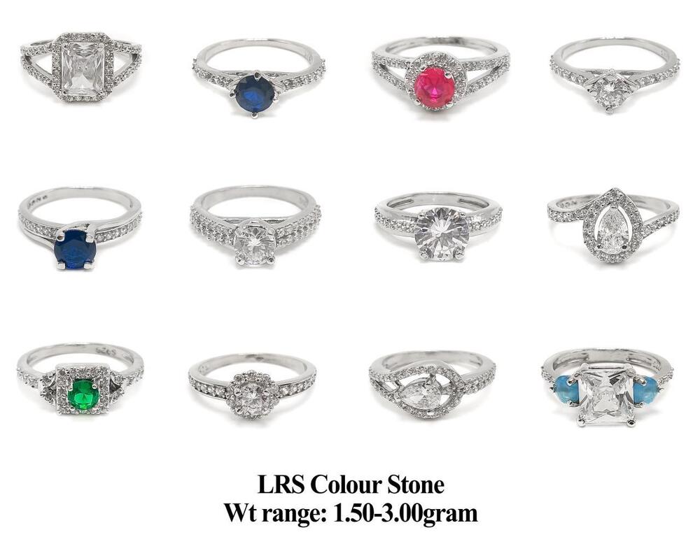 92.5% New Design Silver Lrs Colour Stone