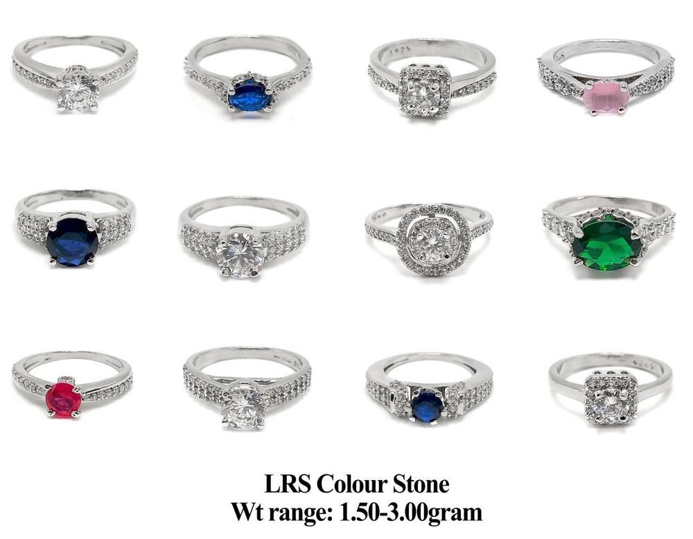 92.5% New Design Silver Lrs Colour Stone