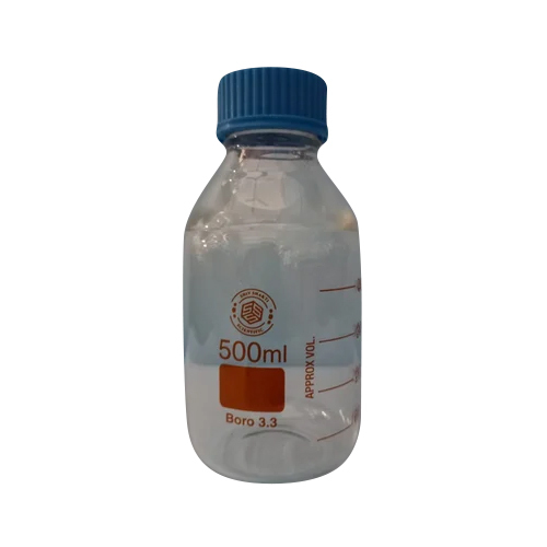 500Ml Borosilicate Glass Reagent Bottle - Color: Multiple