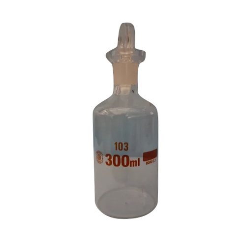 300Ml Borosilicate Glass Stopper Reagent Bottle - Color: Multiple