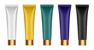 6 Seamless Cosmetic Tubes - Material: Plastic