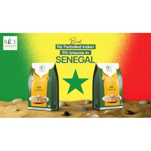 1Kg Senegal Ir64 Parboiled Rice - Broken (%): 5% Max