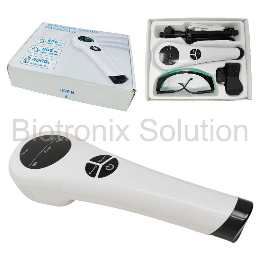 Rechargeable Infrared Laser Therapy Device with Display & Cooling Fan