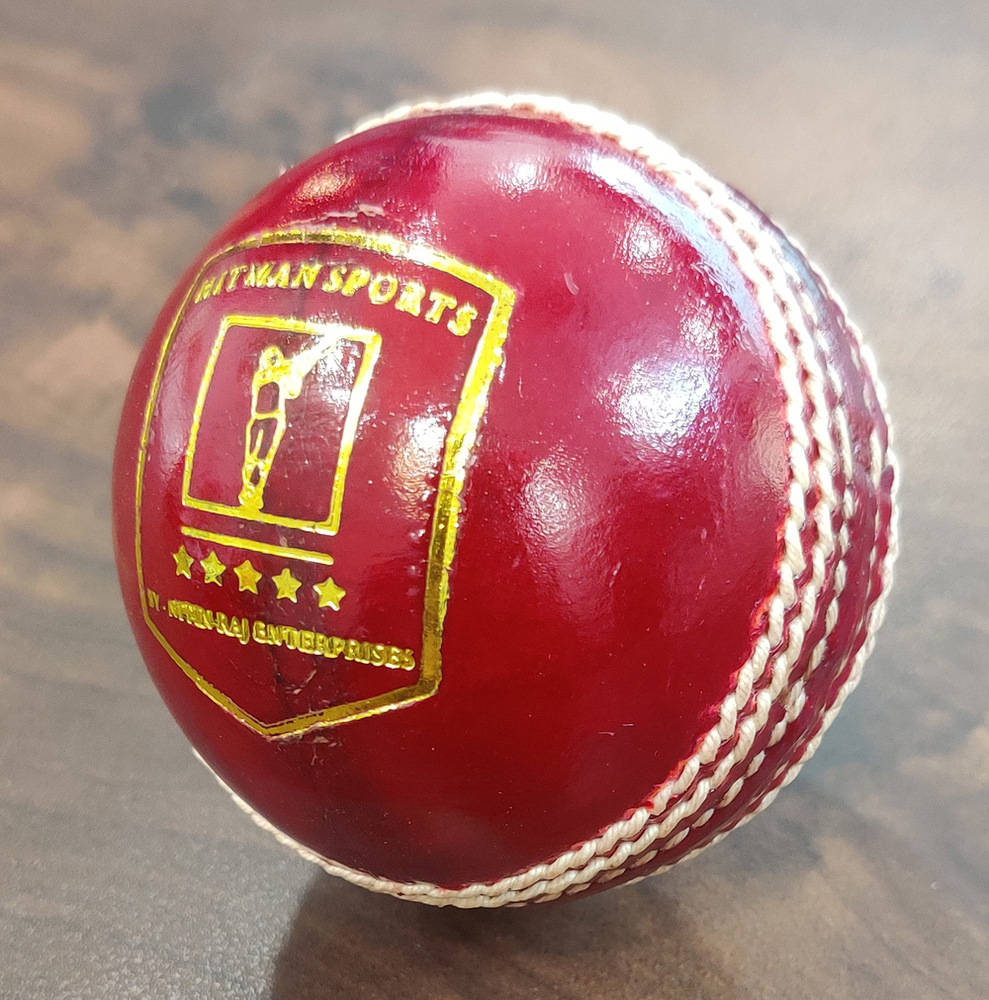 Red Cricket Leather Ball