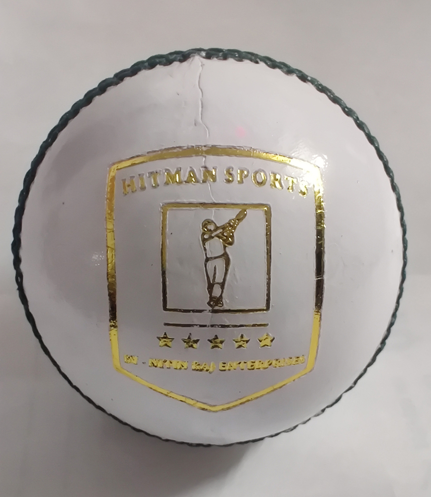 White Cricket Leather Ball - Age Group: Adults