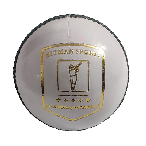 White Cricket Leather Ball