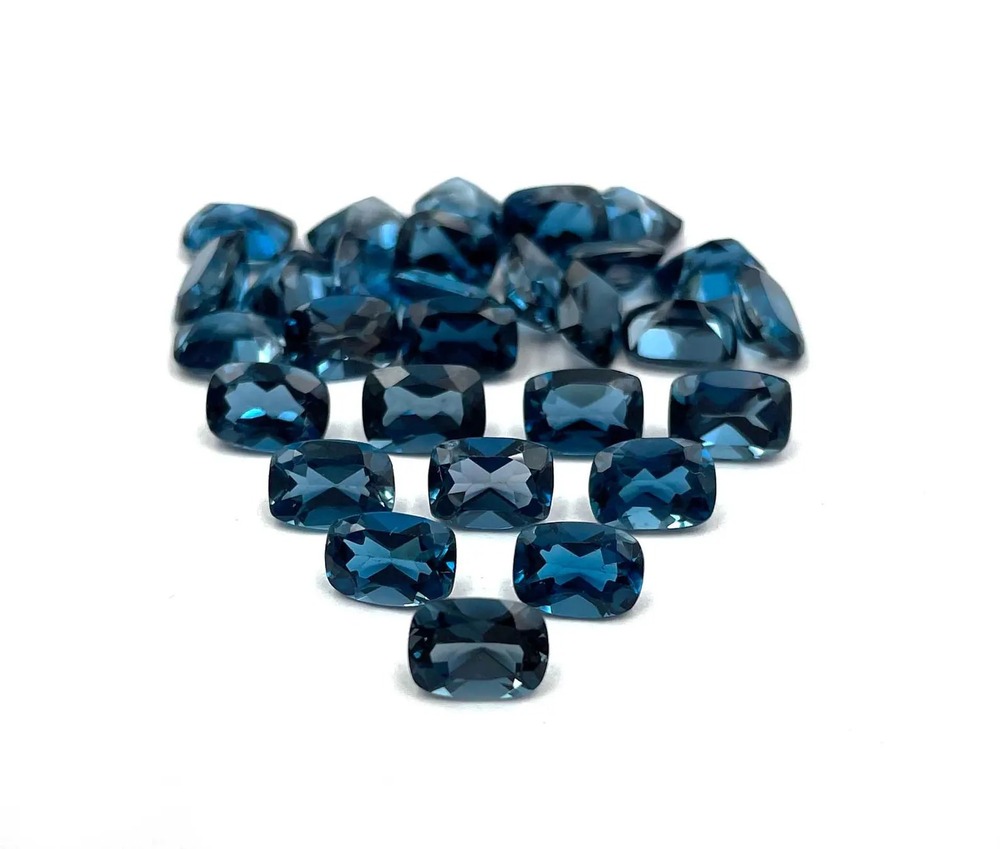Natural London Blue Topaz Gemstone - Grade: Industrial