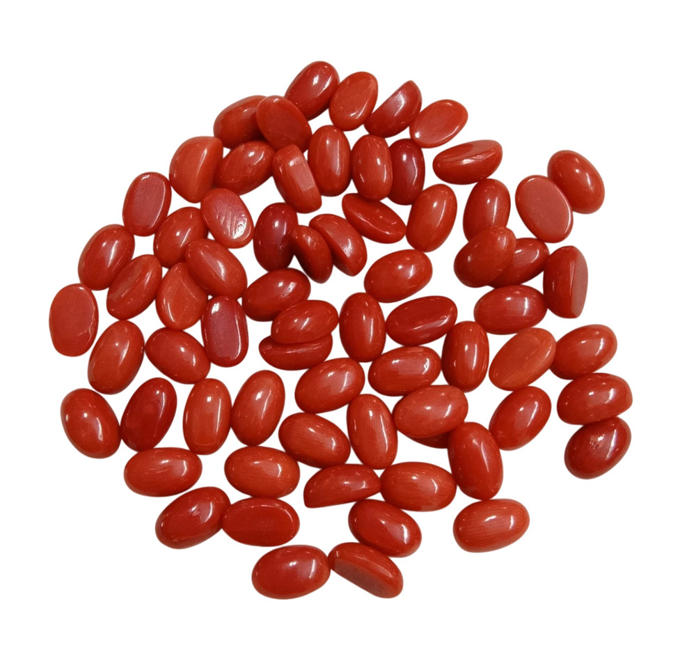 Natural Red Coral Gemstone - Grade: Industrial