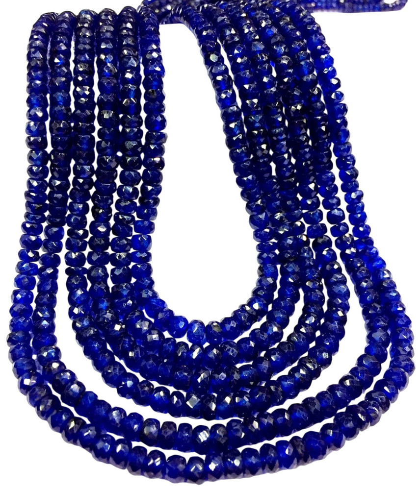 Natural Blue Sapphire Beads - Beads Material: Porcelain