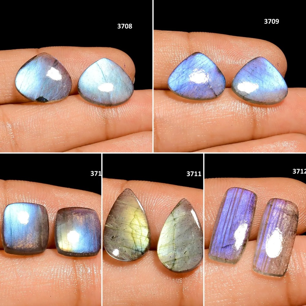 Natural Labradorite Pearls - Color: Different Available