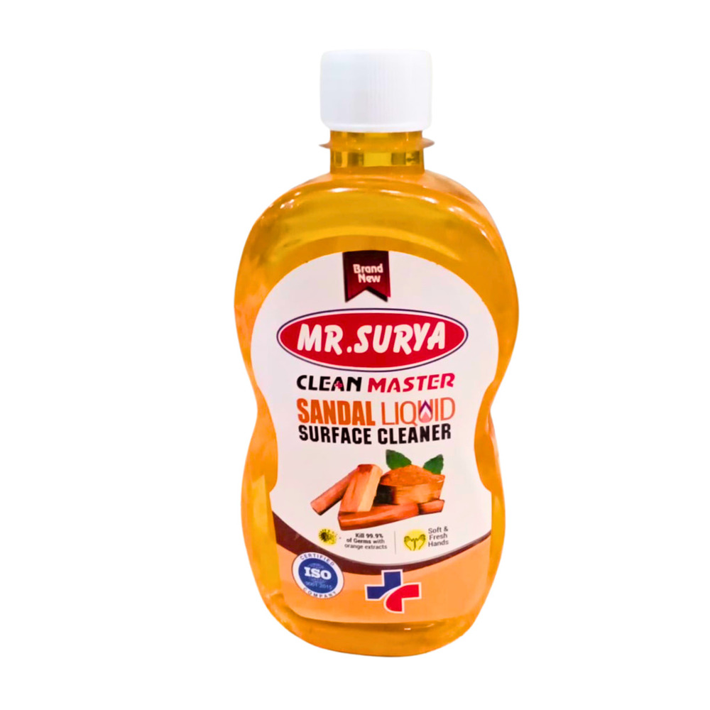 500Ml Sandal Liquid Surface Cleaner - Color: Yellow