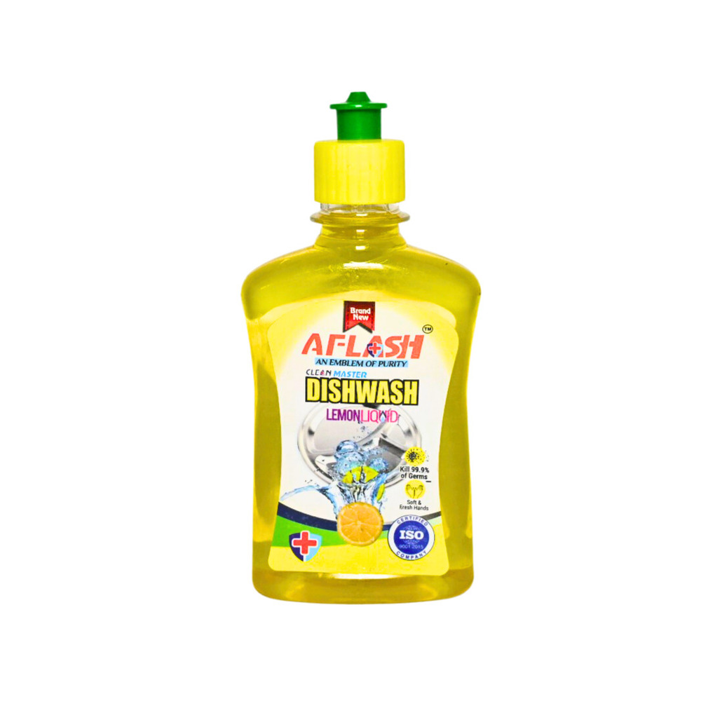 250Ml Lemon Liquid Dishwash - Color: Yellow