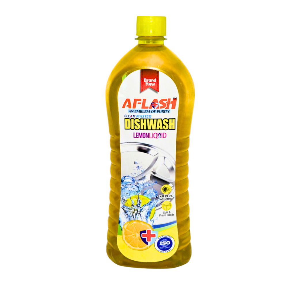 1000Ml Lemon Liquid Dishwash - Color: Yellow