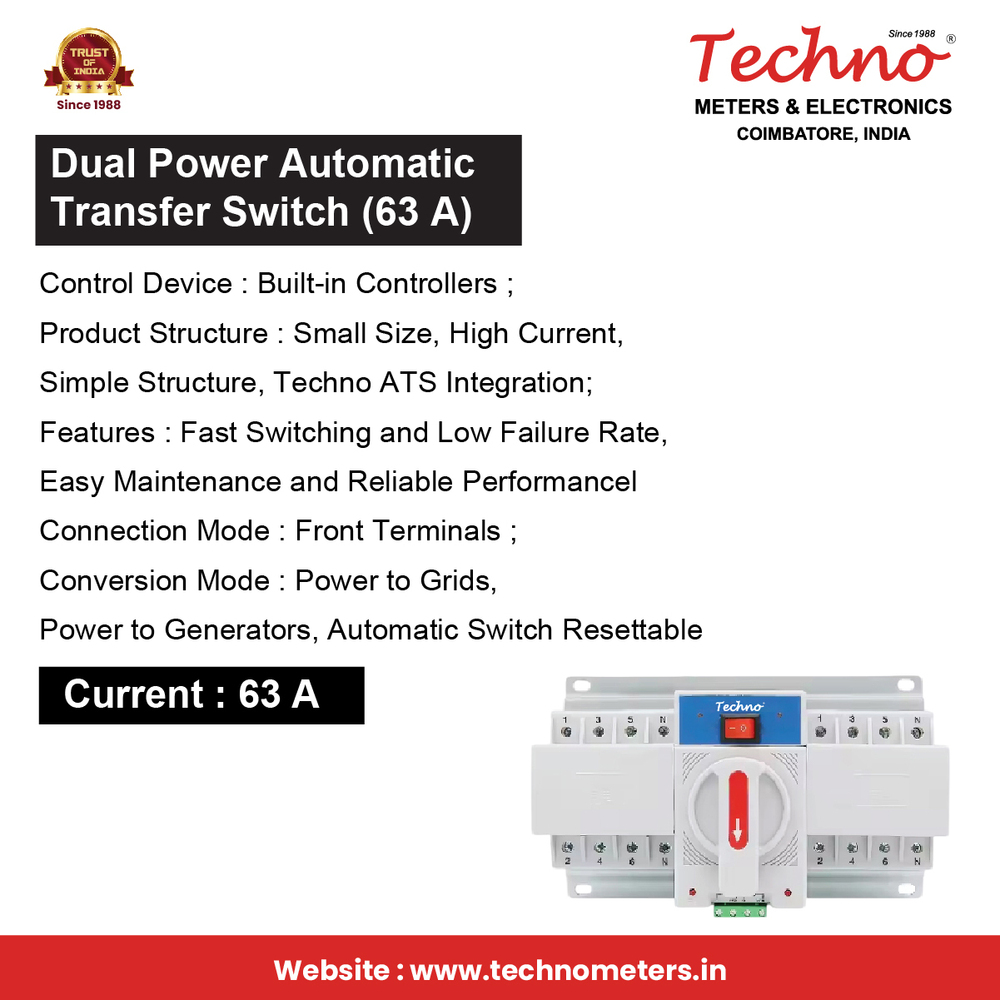 Automatic Transfer Switch 63 A