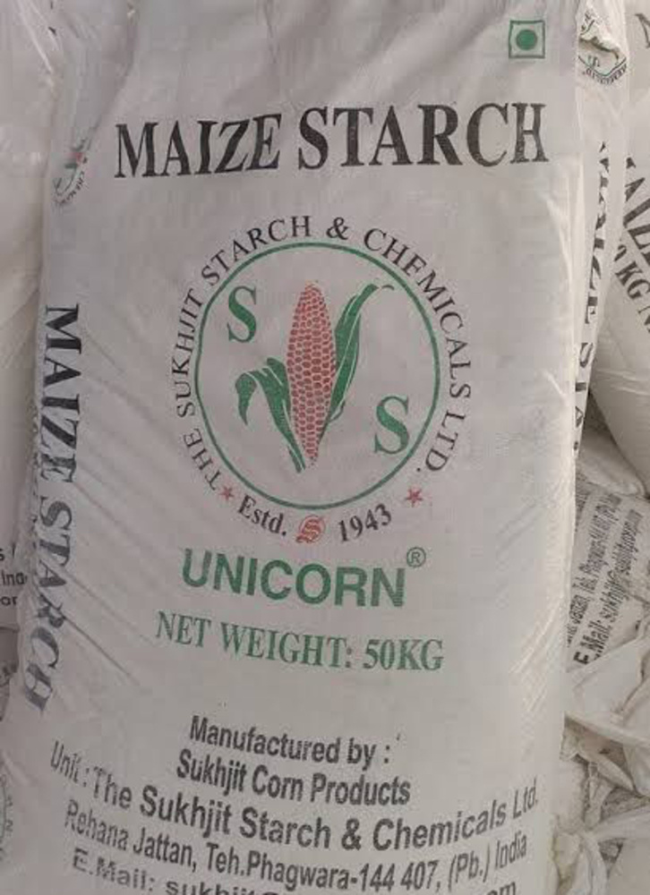 Maize Starch Powder - Pure Maize, White to Off-White Color, 25kg/50kg Bags | High Purity 98-99%, Neutral Flavor, Moisture ⤠13%