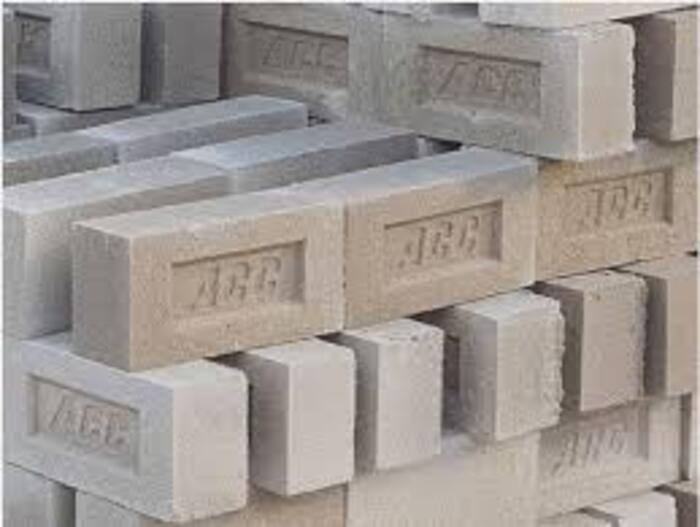 Fly Ash Concrete Bricks - Color: Gray