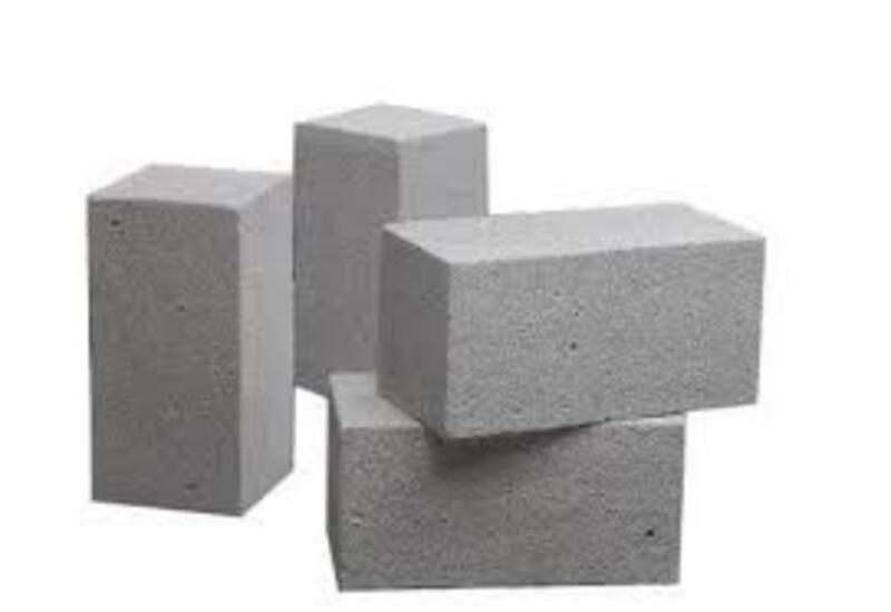 Fly Ash Concrete Bricks - Color: Gray