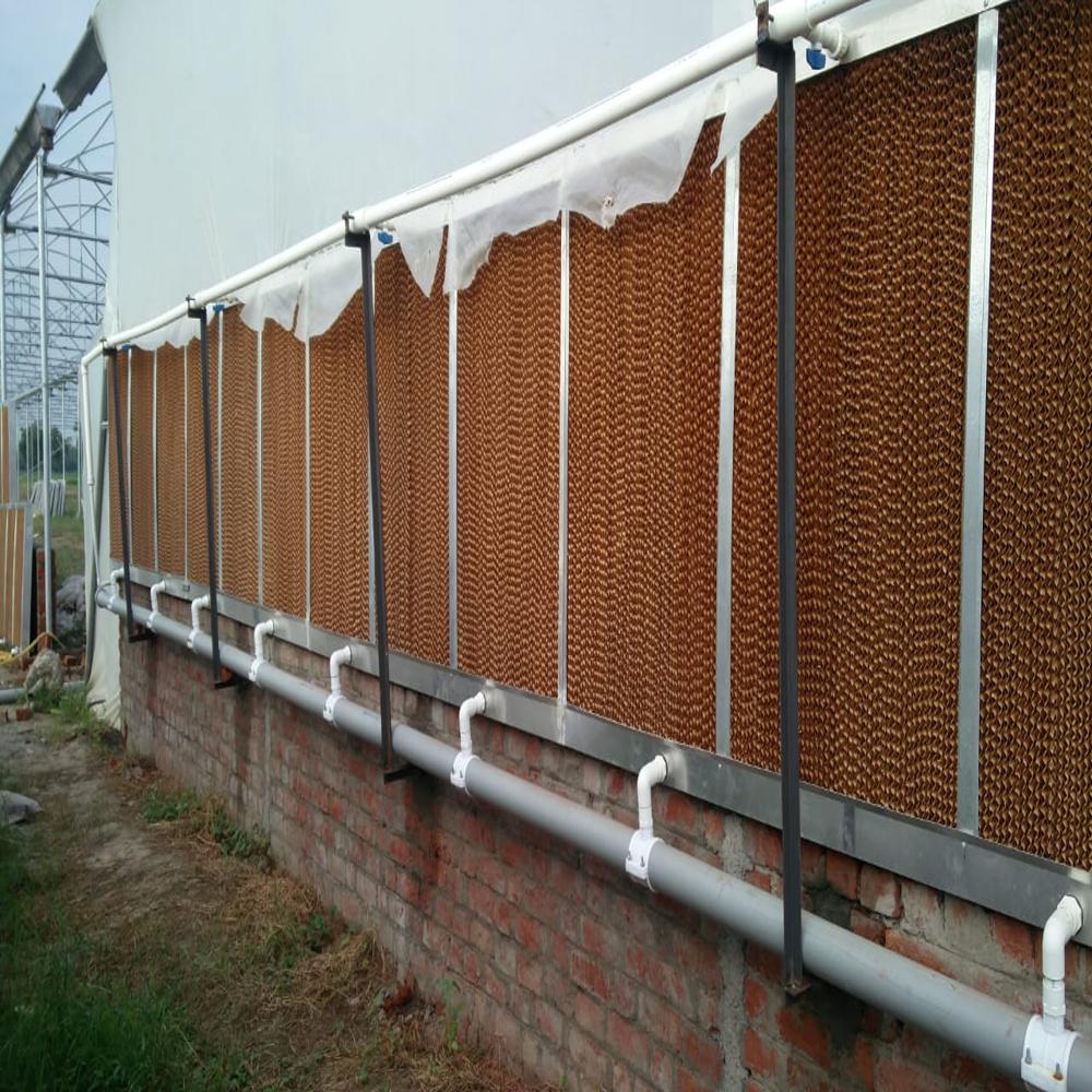 Honeycomb Cooling Pad - 6 Ft X 2 Ft X 150 Mm, Brown | Low Maintenance, Lightweight, Customized Sizes For Poultry, Greenhouse, And Dairy Farms