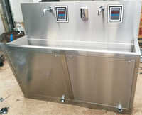 Aicil Fully Automatic Scrub Station - Color: Sliver