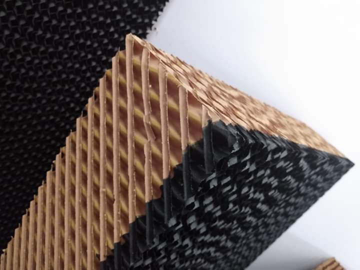 Black Coated Evaporative Cooling Pad