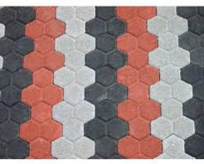 Trihex Paver Blocks - Material: Cement