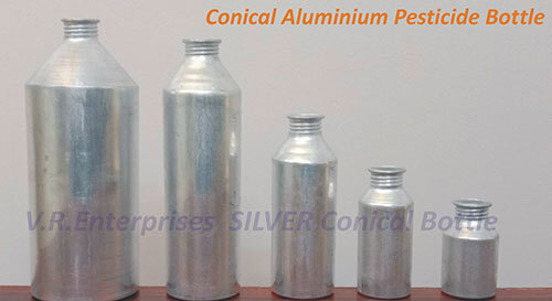 Conical Aluminium Pesticide Bottle - Capacity: 50-1000 Milliliter (Ml)