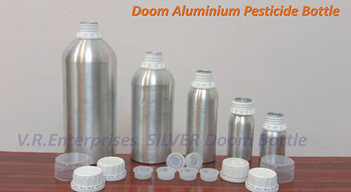 Doom Aluminium Pesticide Bottle