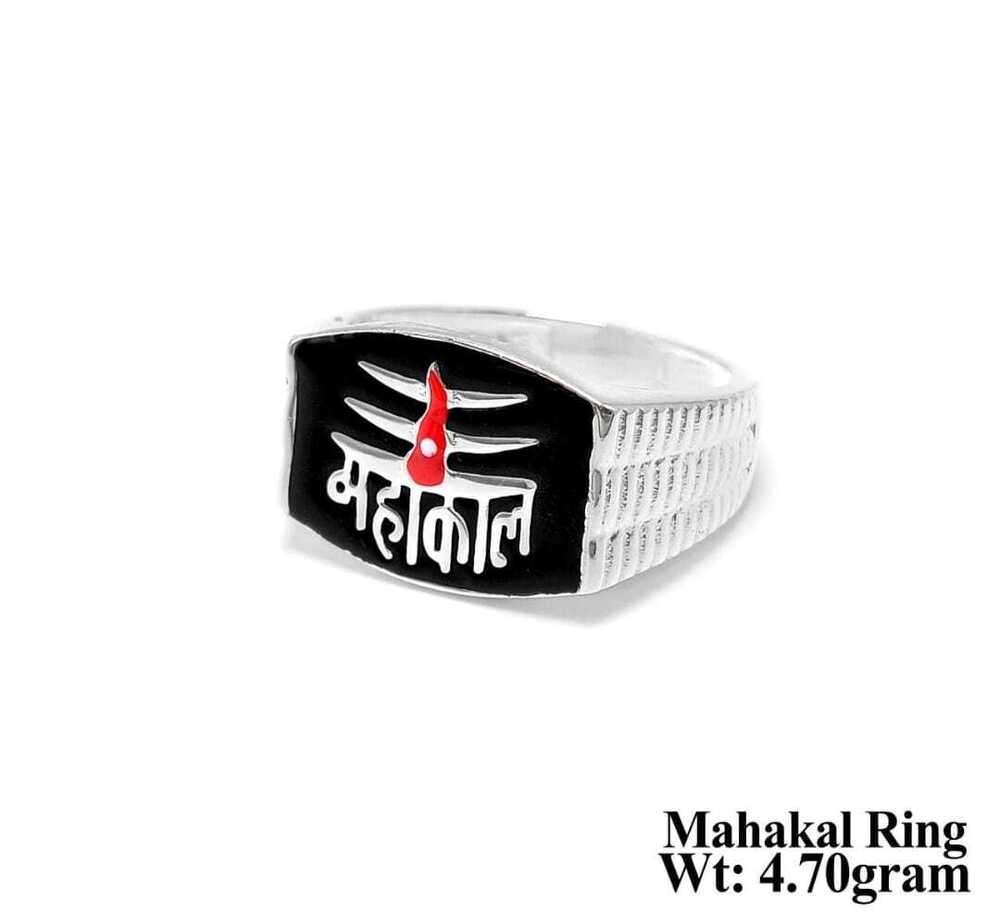 92.5% New Design Silver Mahakal Ring