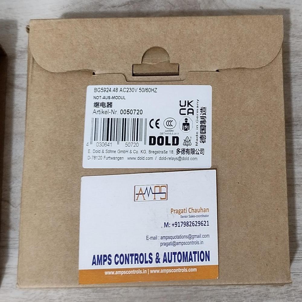 DOLD BG5924.48AC230V 50/60HZ. (0050720.) Safety Relays