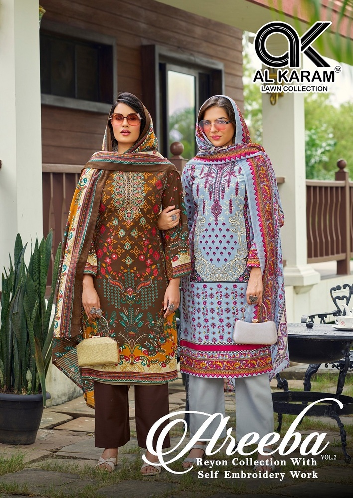 Alkaram Areeba Vol-2  Karachi Dress Material