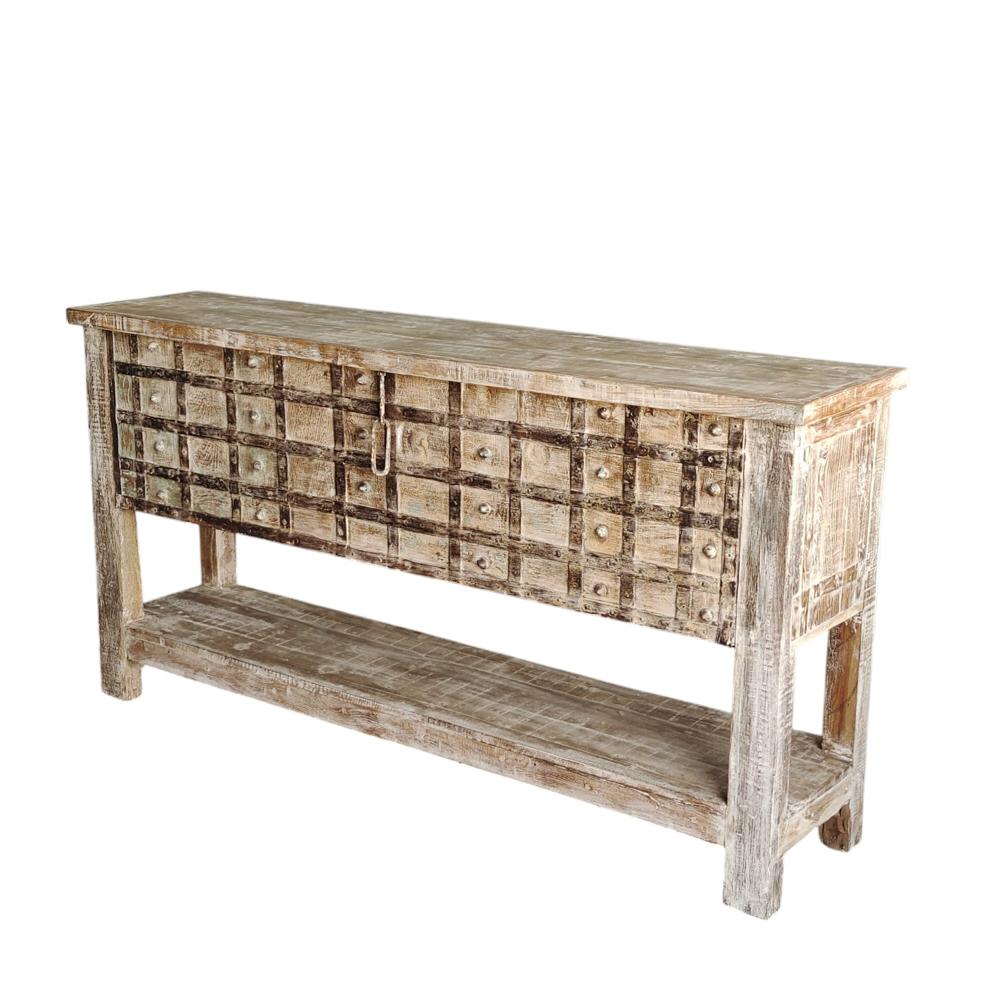 wooden console table