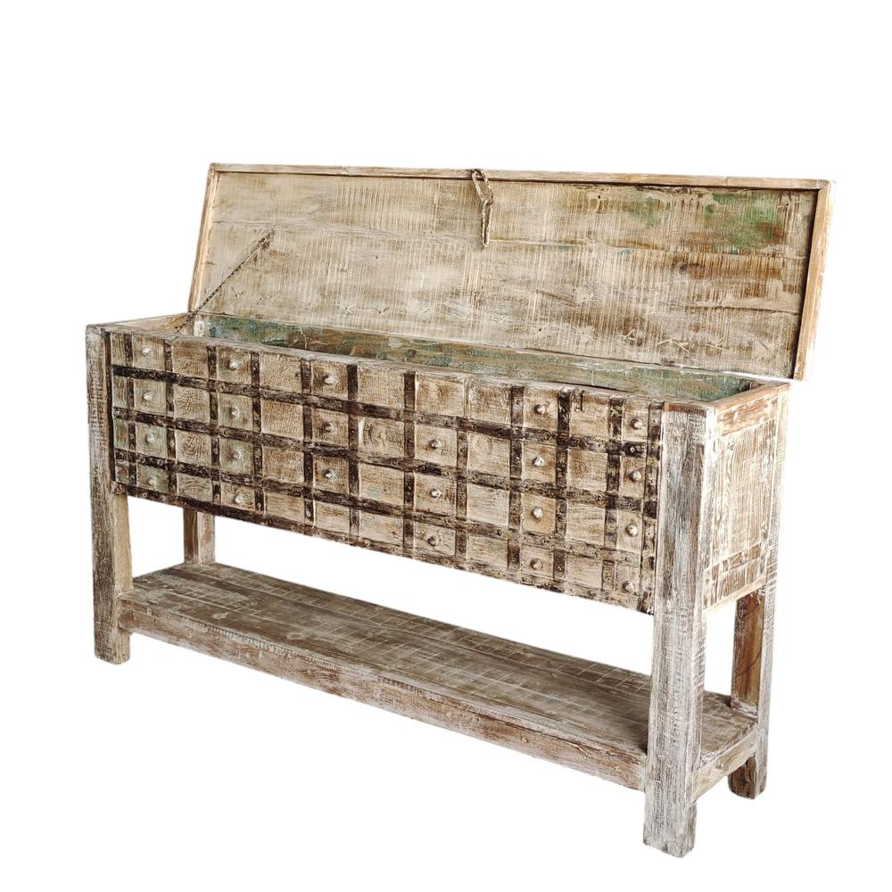 wooden console table