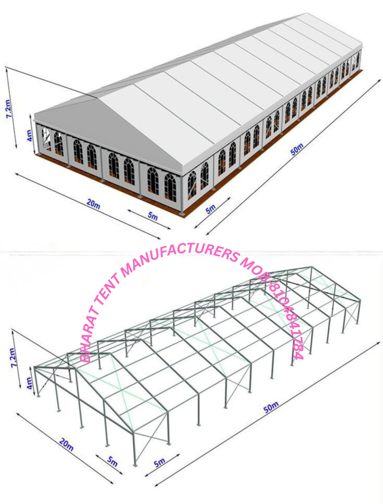 Premium German Hanger Tent Heavy Duty, All-Weather Outdoor Shelter