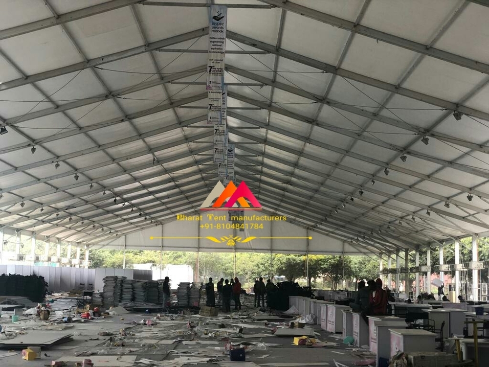 Cotton Kanat Tent - Color: Multi Colour
