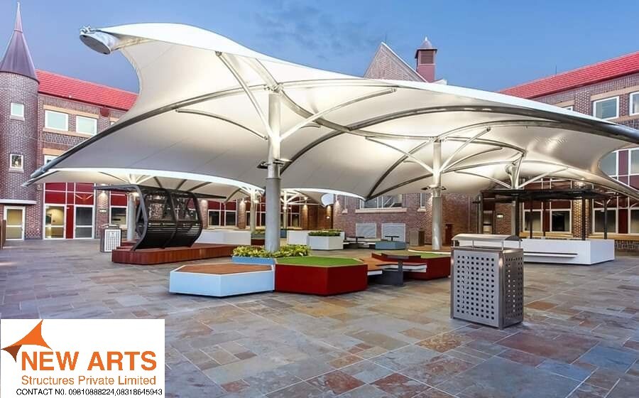 Tensile Fabric Structures - Color: White