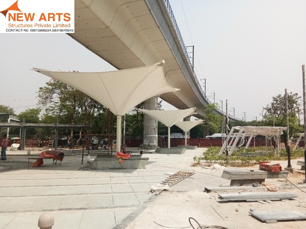 Tensile Fabric Structures - Color: White