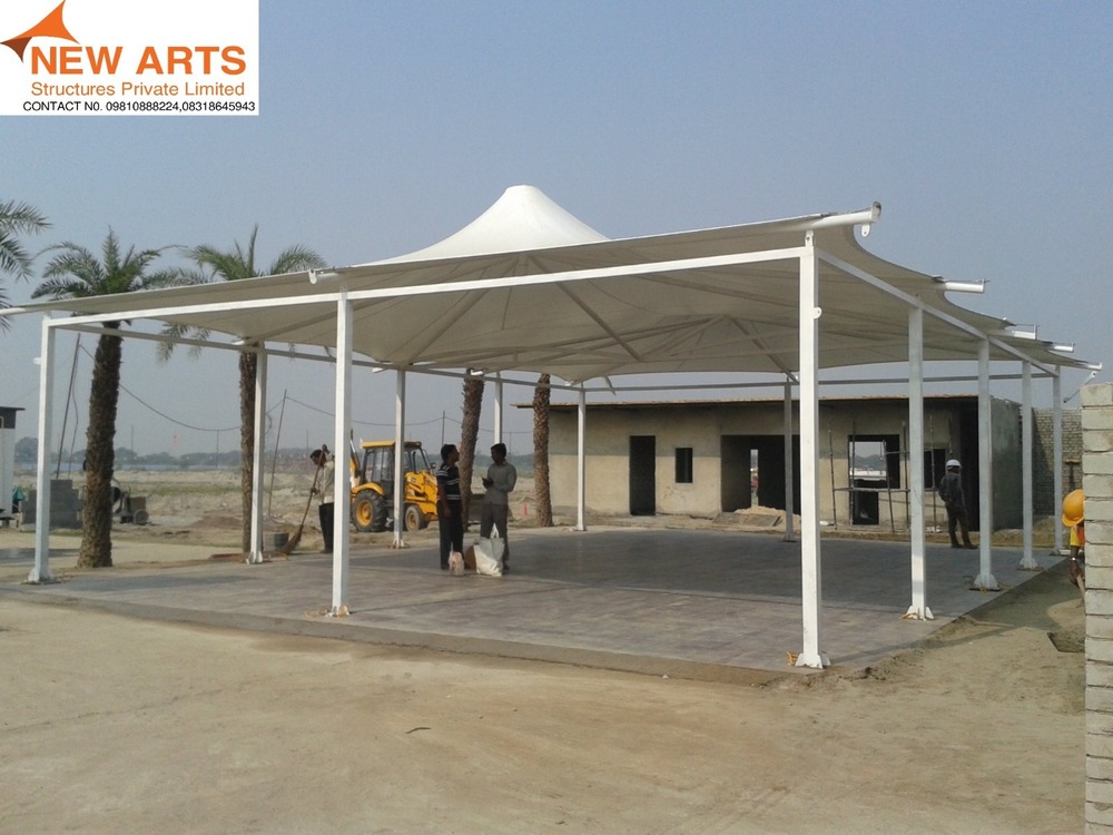 Tensile Fabric Structures - Color: White