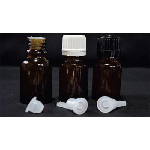 Essential Oil Bottle With Closure - Color: Brown