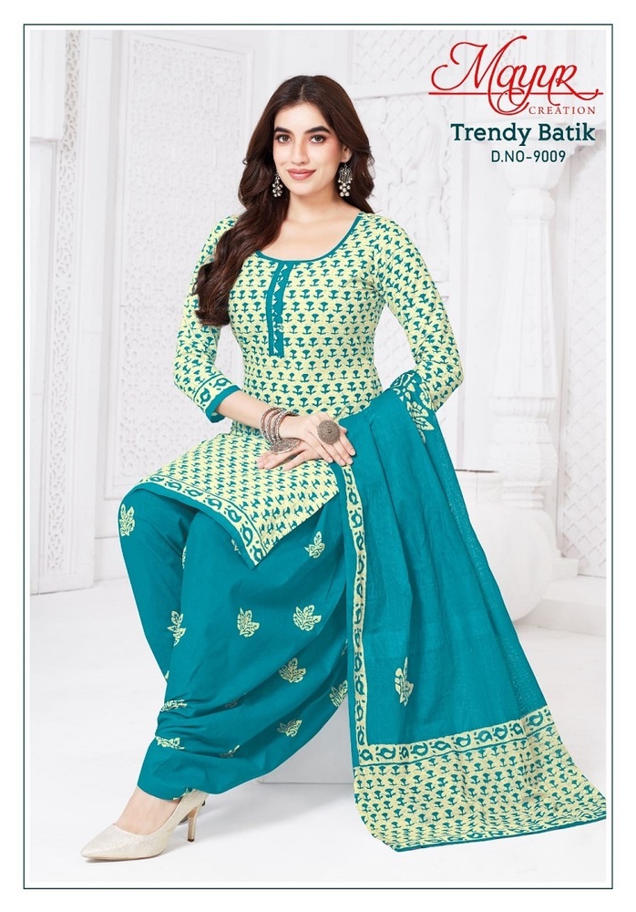 Mayur Trendy Batic Vol-9  Dress Material