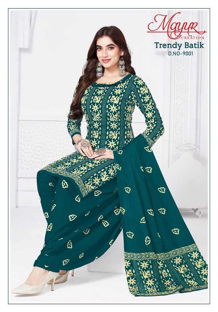 Mayur Trendy Batic Vol-9  Dress Material