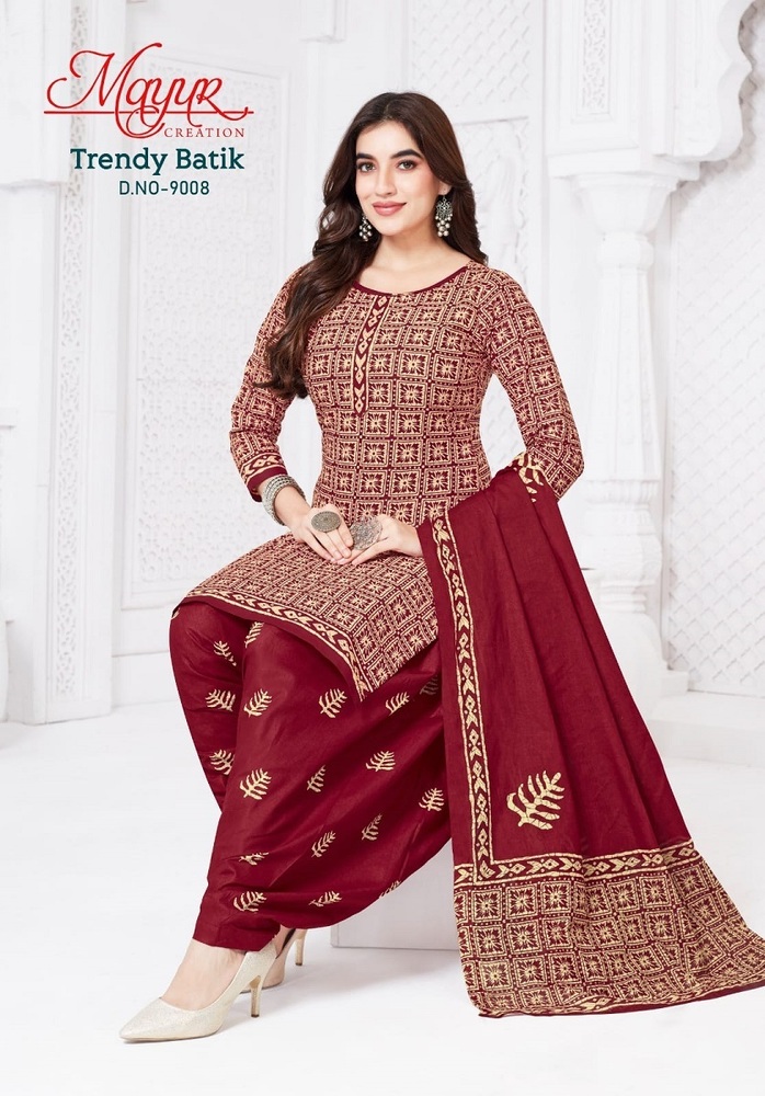 Mayur Trendy Batic Vol-9  Dress Material