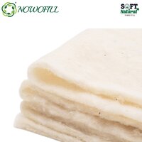 100% Camel Wool Wadding For Jacket And Home Textile .  . - Color: White