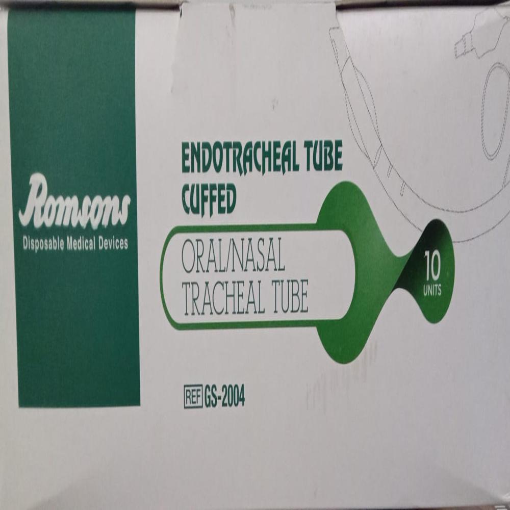 ROMSONS ENDOTRACHEAL TUBE CUFFED