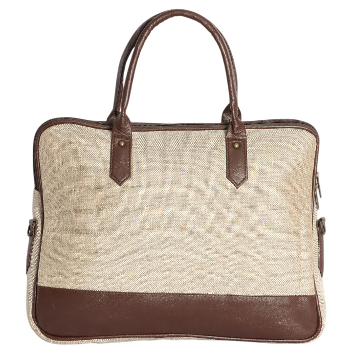 2 Kg Jute Laptop Bag - Color: Brown