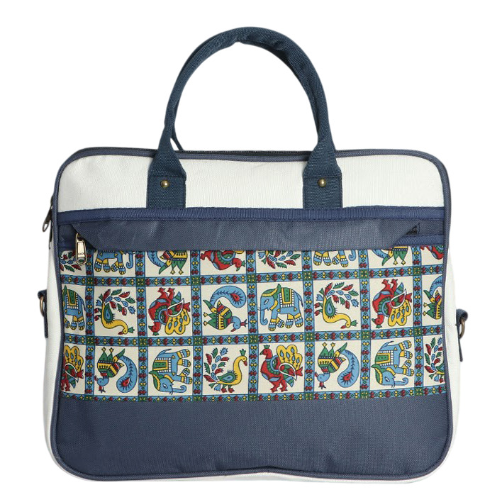 5 Kg Jute Laptop Bag - Color: Multicolor