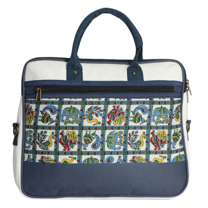 5 Kg Jute Laptop Bag - Color: Multicolor