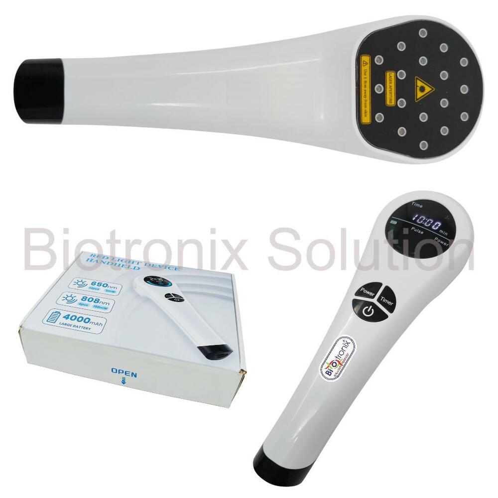 Rechargeable Laser Therapy Device with Stand, Fan Cooling & Digital Display
