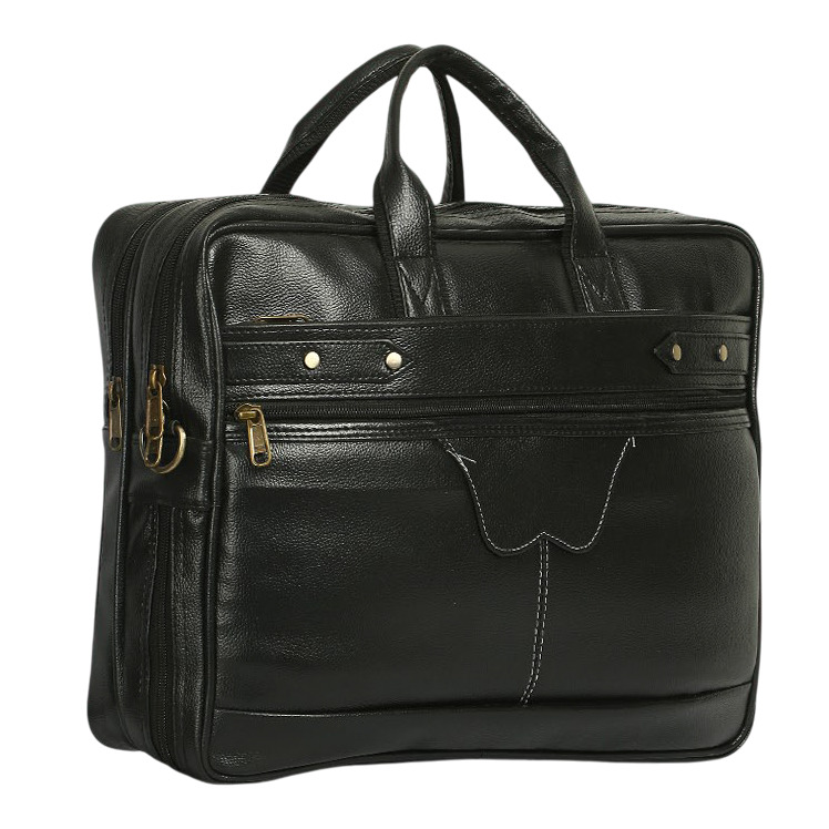 15.6 inch PU Leather Laptop Bag